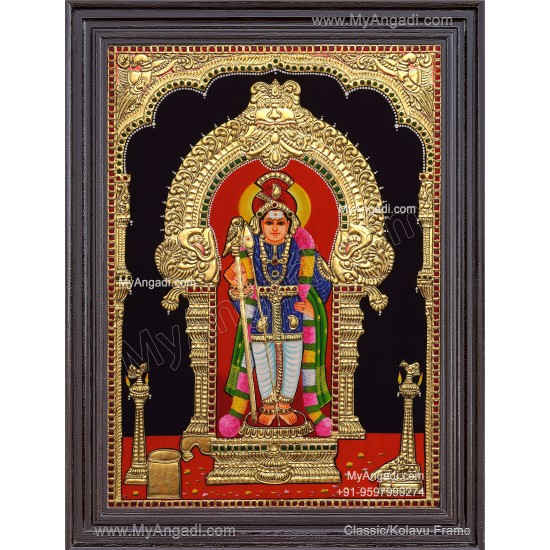 Palani  Murugan Tanjore Painting