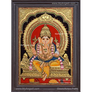 Vinayagar Tanjore Painting 
