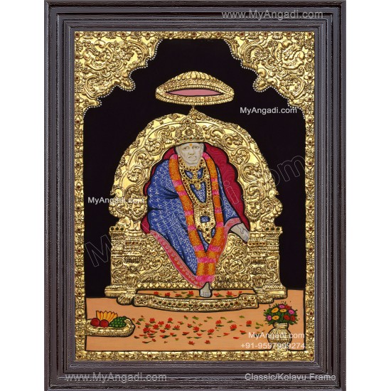 Saibaba Tanjore Painting