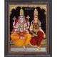 Vishnu and Lakshmi Tanjore Painting, Vishnu and Lakshmi Tanjore Painting