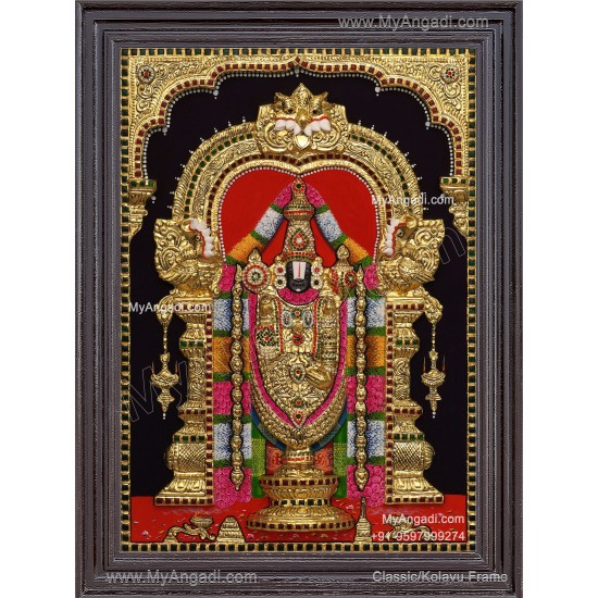 Balaji 3d Tanjore Painting