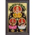 Ganesha Lakshmi Saraswathi Tanjore Painting