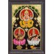 Ganesha Lakshmi Saraswathi Tanjore Painting
