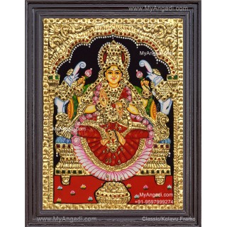 Gajalakshmi Tanjore Painting