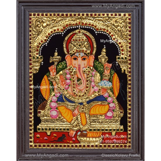 Ganapathi Tanjore Painting Tanjore Painting
