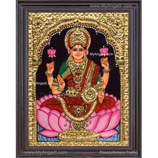 Mahalakshmi Tanjore Painting