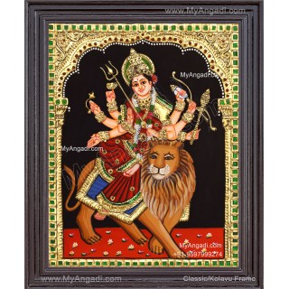 Durga Devi Tanjore Painting