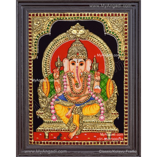 Ganapathi Tanjore Painting 