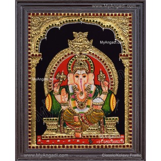 Ganesha Tanjore Painting