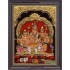 Shiva Parivar Tanjore Painting