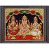 Ganesha Lakshmi Saraswathi Tanjore Painting