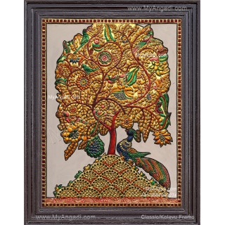 Tree Of Life Tanjore Painting 