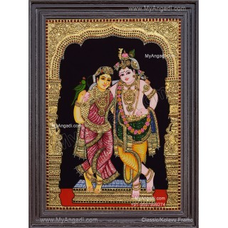 Radha Krishna Tanjore Painting