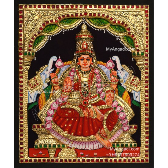 5 Set Ganesha Murugan Balaji Lakshmi Saraswathi Tanjore painting
