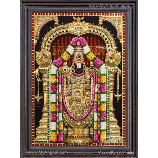 Balaji 3d Tanjore Painting