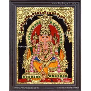 Ganesha Tanjore Painting