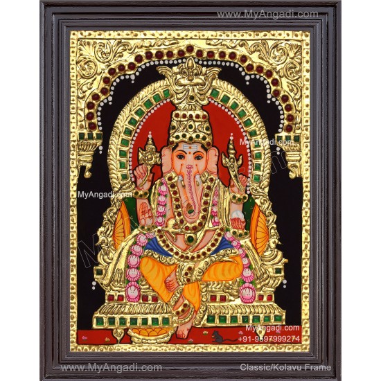Ganesha Tanjore Painting