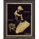 Lady With Flower Tanjore Painting