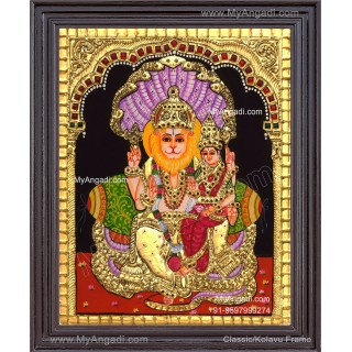 Lakshmi Narasimhar Tanjore Painting