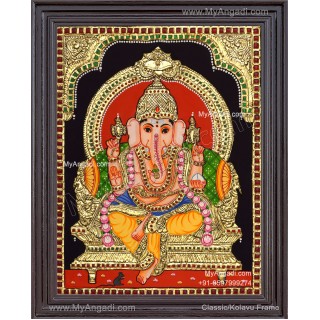 Ganesha Tanjore Painting