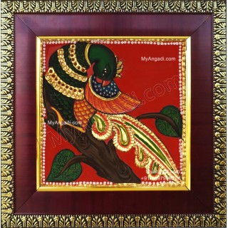 Peacock Tanjore Painting