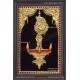 Vilakku Lamp Tanjore Painting