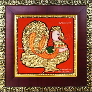 Peacock Tanjore Painting