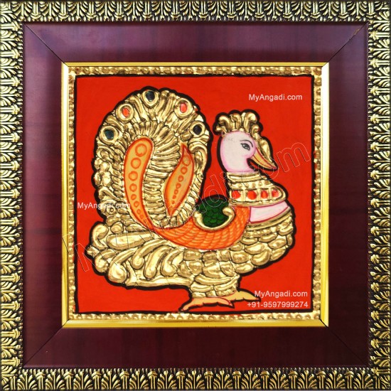 Peacock Tanjore Painting