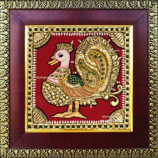 Peacock Tanjore Painting