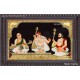 Sangeetha Mummoorthigal Tanjore Painting