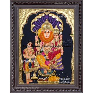 Lakshmi Narasimhar Tanjore Painting