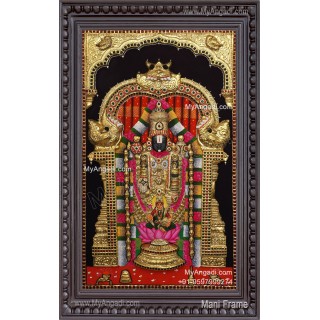 3D Balaji Lakshmi Tanjore Painting