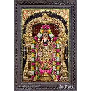 Balaji Lakshmi 3d Tanjore Painting