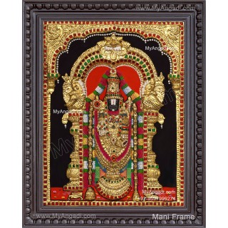 Venkateshwara Swamy 3d Tanjore Painting