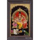 Shiva Family 3D Tanjore Painting