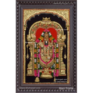 venkateshwara 3d Tanjore Painting