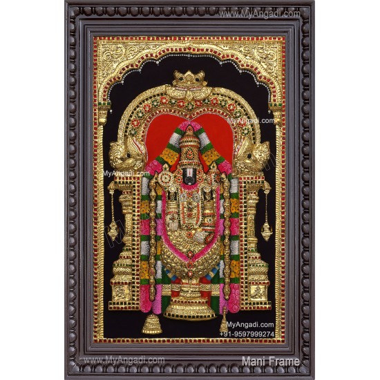 venkateshwara 3d Tanjore Painting