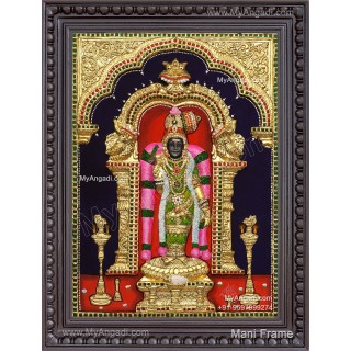 Meenakshi Amman 3D Tanjore Painting