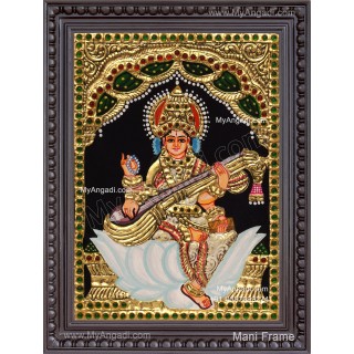 Saraswathi Tanjore Painting