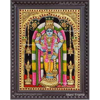 Guruvayoorappan Tanjore Painting
