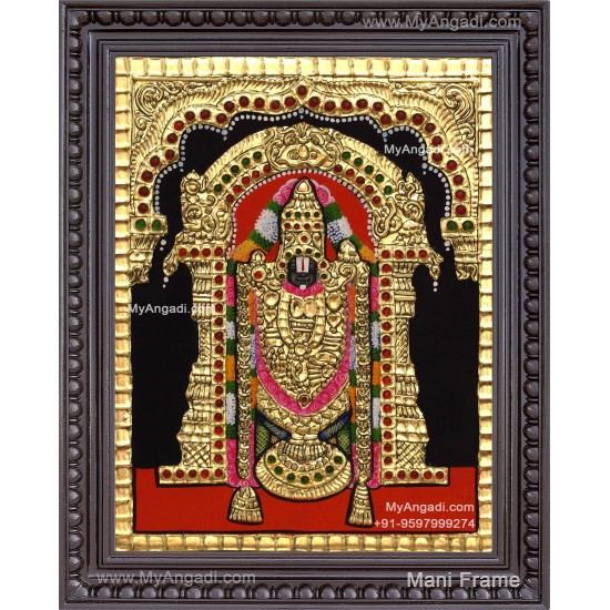 Venkateshwara  Swamy Tanjore Painting