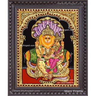 Lakshmi Narasimhar Tanjore Painting