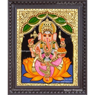 Ganesha Tanjore Painting