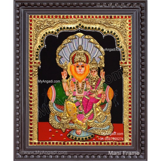 Lakshmi Narasimhar Tanjore Painting