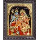 Shivan Family Tanjore Painting