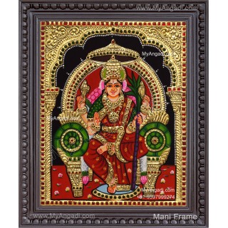 Kamatchi Amman Tanjore Painting