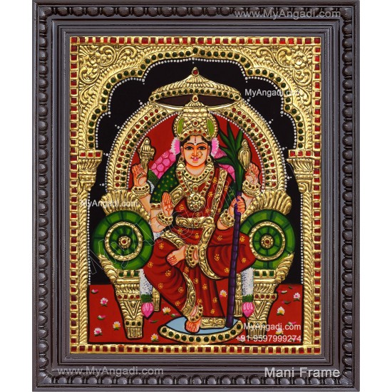 Kamatchi Amman Tanjore Painting