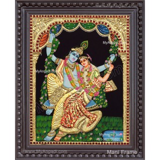 Radha Krishna Tanjore Paintings
