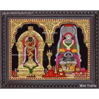Vaitheeswaran Thaiyal Nayagi Tanjore Painting