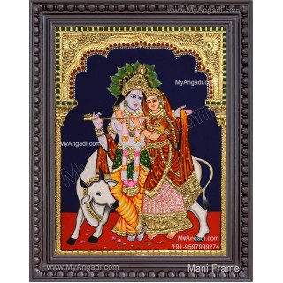 Radha Krishna Tanjore Painting